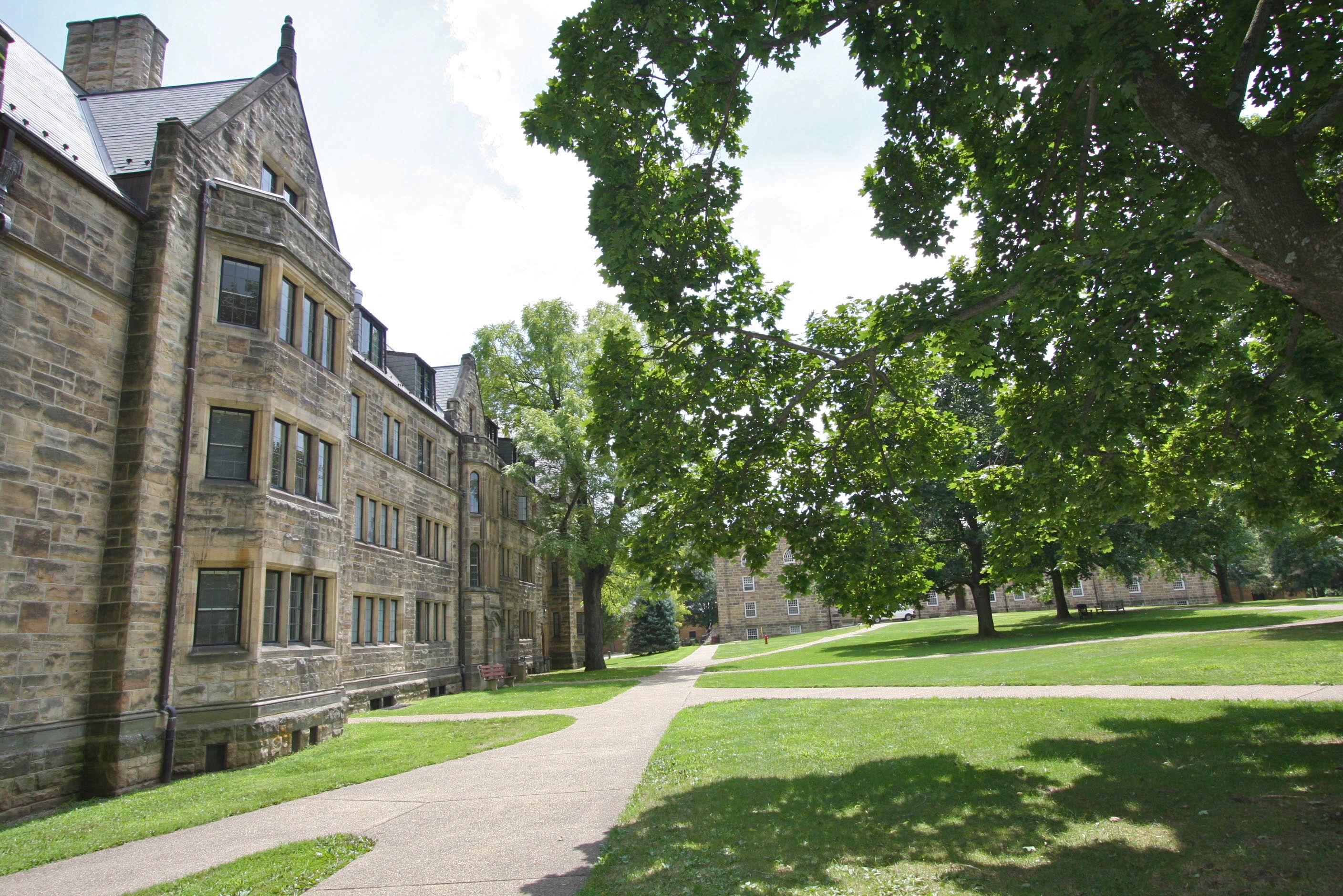 Kenyon College Campus in Gambier Ohio. Photo by Sam Miller of http